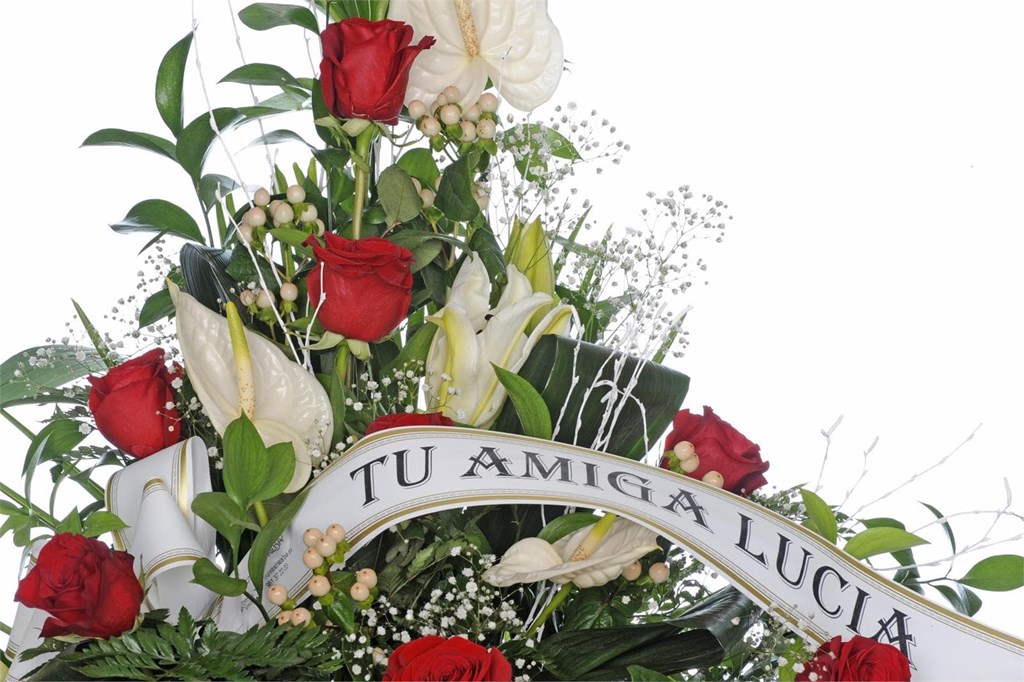 Foto 1 Centro funerarios con rosas F022