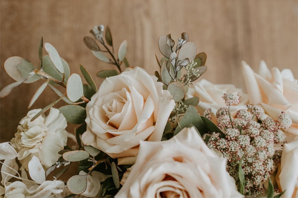 Decoración floral de bodas en otoño