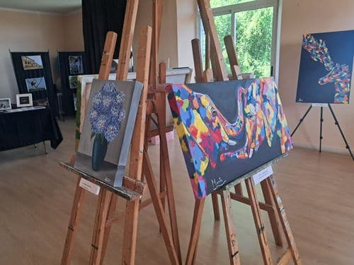 Cuadro pintado a mano