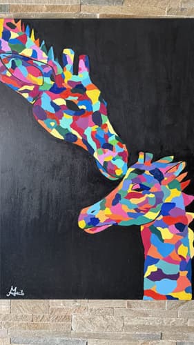 Cuadro pintado a mano