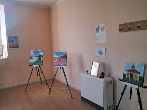 Cuadro pintado a mano en Ferrol